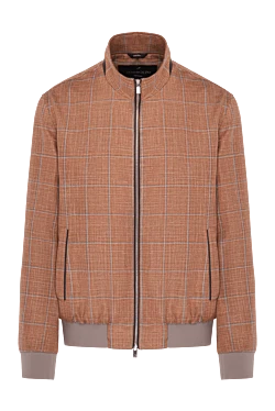 Men's brown checked jacket