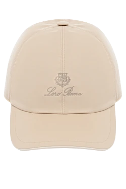 Polyester cap for men beige