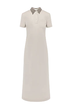 Gray knitted dress for women