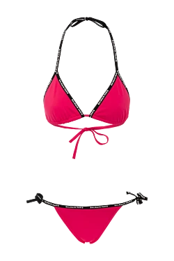 One-piece swimsuit made of polyamide and elastane pink for women