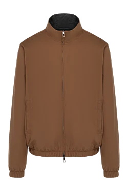 Men's brown nylon jacket