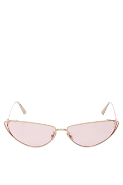 Sunglasses for women, yellow, metal