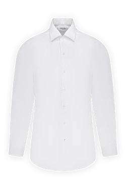 Shirt for men white from linen