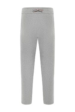 Men's gray cashmere pants