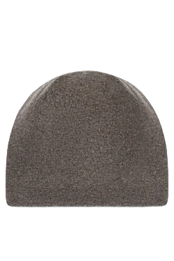 Men's gray cashmere hat