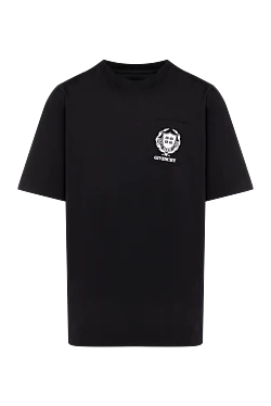 Men's black T-shirts with a pocket