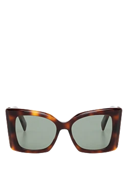 Women's glasses made of plastic brown