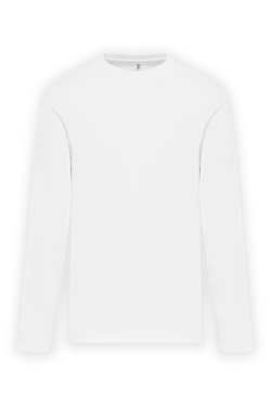 Cotton Jersey Crewneck Sweatshirt White Men's