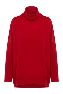 Cashmere red golf for women