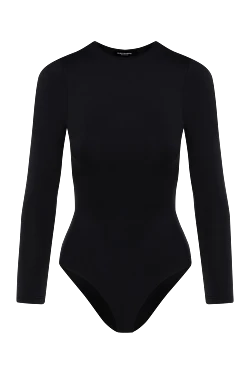 Bodysuit Bianca black with long sleeves