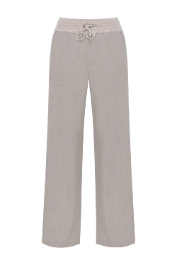 Pants with drawstrings for women beige