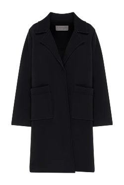 Women's black coat with pockets