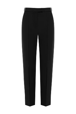 Жіночі штани вовняні чорні