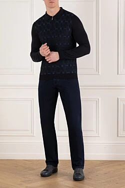 Поло длинный рукав