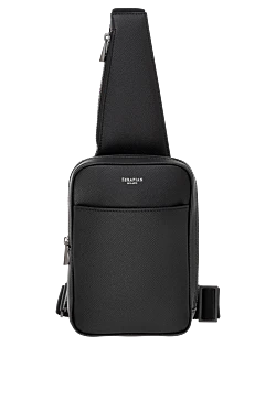 Сумка через плечо Sling из кожи Evoluzione черная
