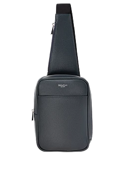 Сумка через плечо Sling из кожи Evoluzione синяя