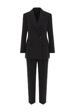 Comfortable viscose twill couture suit with Monil chain