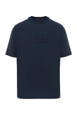 Футболка однотонна з рельєфним ефектом логотипу