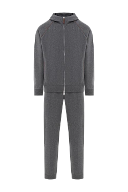 Tracksuit with slit pockets and soft inner layer