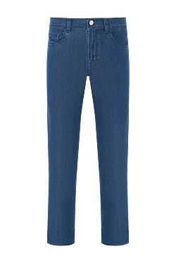 Cotton jeans with a simple design and soft texture