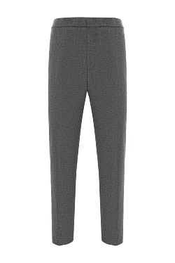 Jarno men's gray cotton gabardine trousers classic