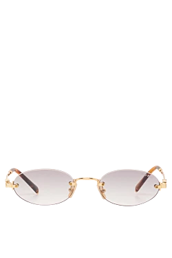 SMU A54 women's sunglasses with gold frames and gradient lenses
