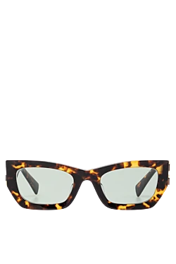 Miu Glimpse tortoiseshell sunglasses with logo on the sides