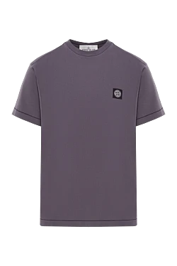 Футболка темно-сіра з короткими рукавами з бавовняного трикотажу