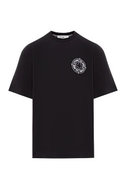 Футболка з чесаної органічної бавовни чорна