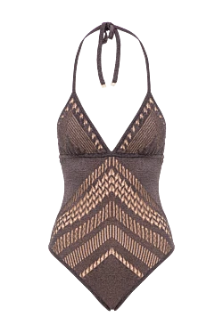 Черный купальник Villone с завязками на шее