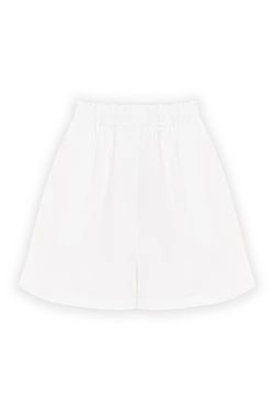 Білі льняні шорти Masha