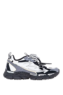 Off-White кроссовки be right back suede в черно белой гамме из