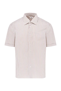 White cotton shirt for men