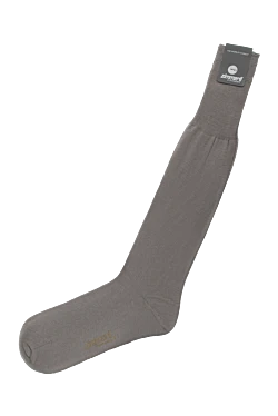 Gray cotton socks for men