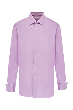 Violet cotton shirt for men