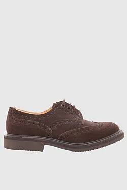 Brown suede shoes for men