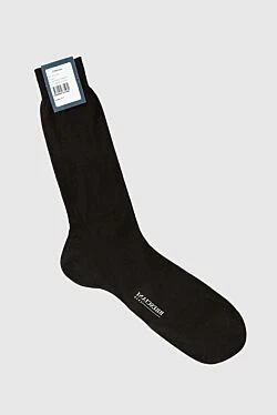 Men's brown cotton socks