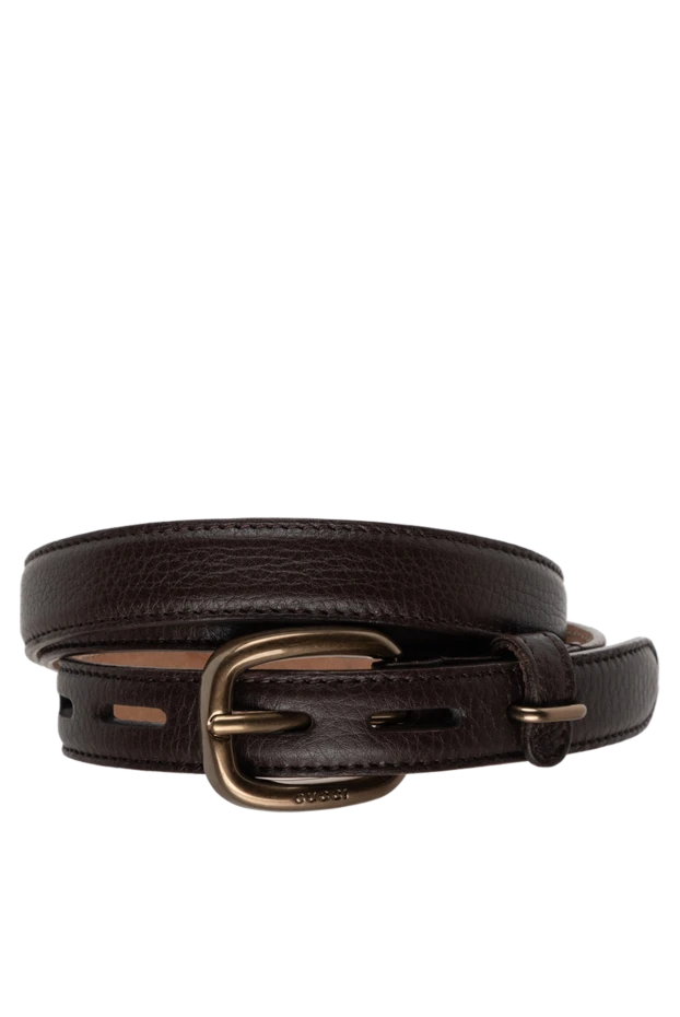 Gucci man brown leather belt for men buy with prices and photos 115088 - photo 1