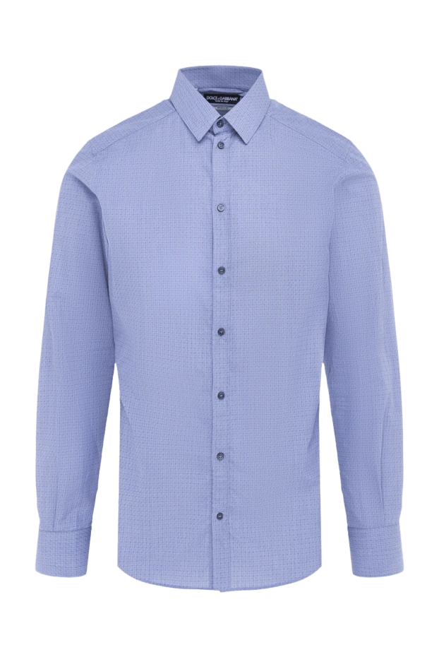 Dolce & Gabbana man blue cotton shirt for men buy with prices and photos 115121 - photo 1