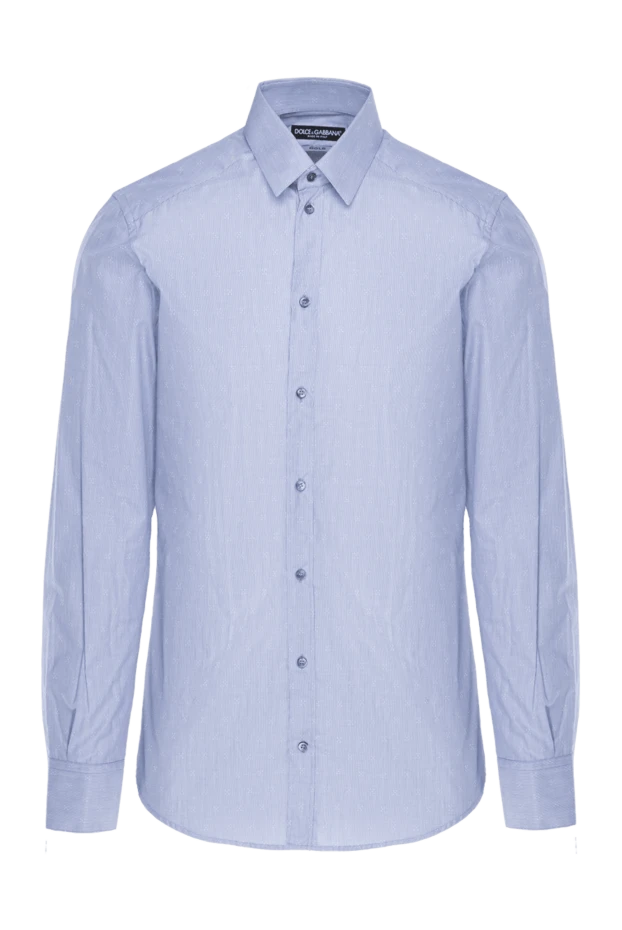 Dolce & Gabbana man blue cotton shirt for men 115123 - photo 1