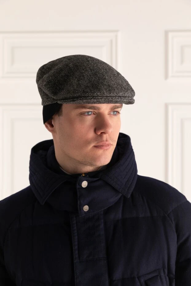 Dolce & Gabbana man gray wool, polyester and cotton cap for men buy with prices and photos 115311 - photo 2
