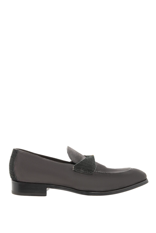 Max Verre gray suede loafers for men 115374 - photo 1