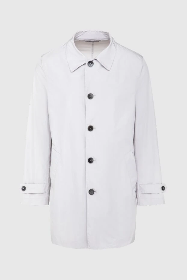 Canali мужские пальто из полиэстера белое мужское купить с ценами и фото 117063 - фото 1