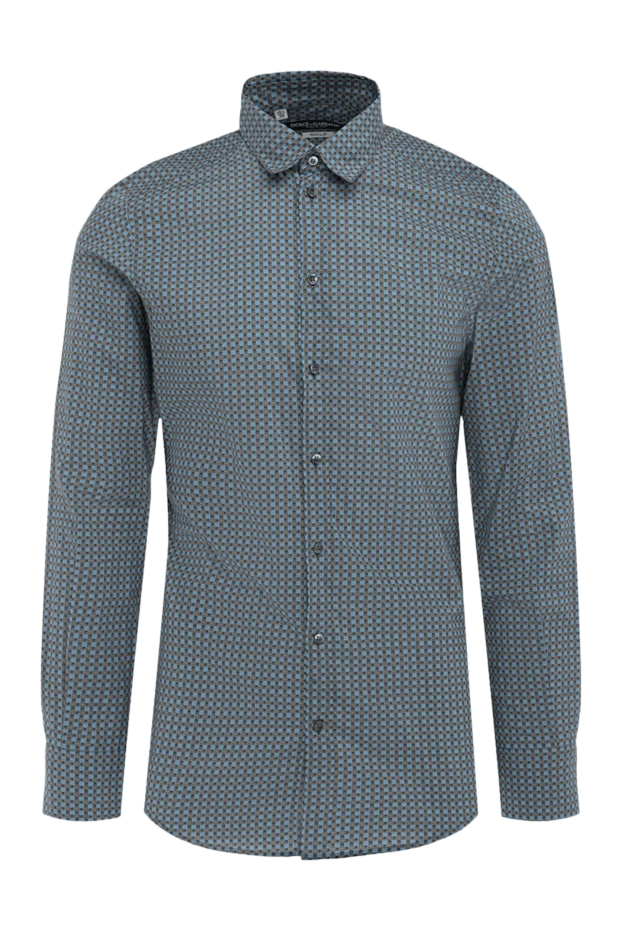 Dolce & Gabbana man blue cotton shirt for men buy with prices and photos 118852 - photo 1