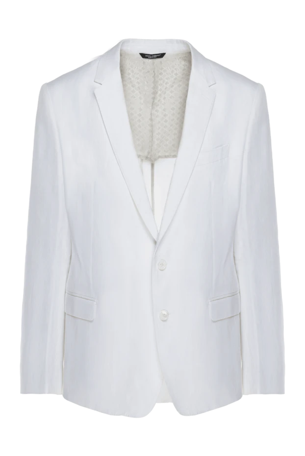 Dolce & Gabbana man white linen jacket for men 118853 - photo 1