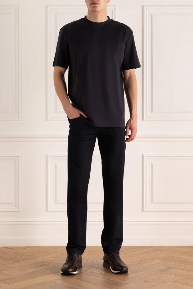 Gucci мужские джинсы из хлопка черные мужские купить с ценами и фото 119153 - фото 2