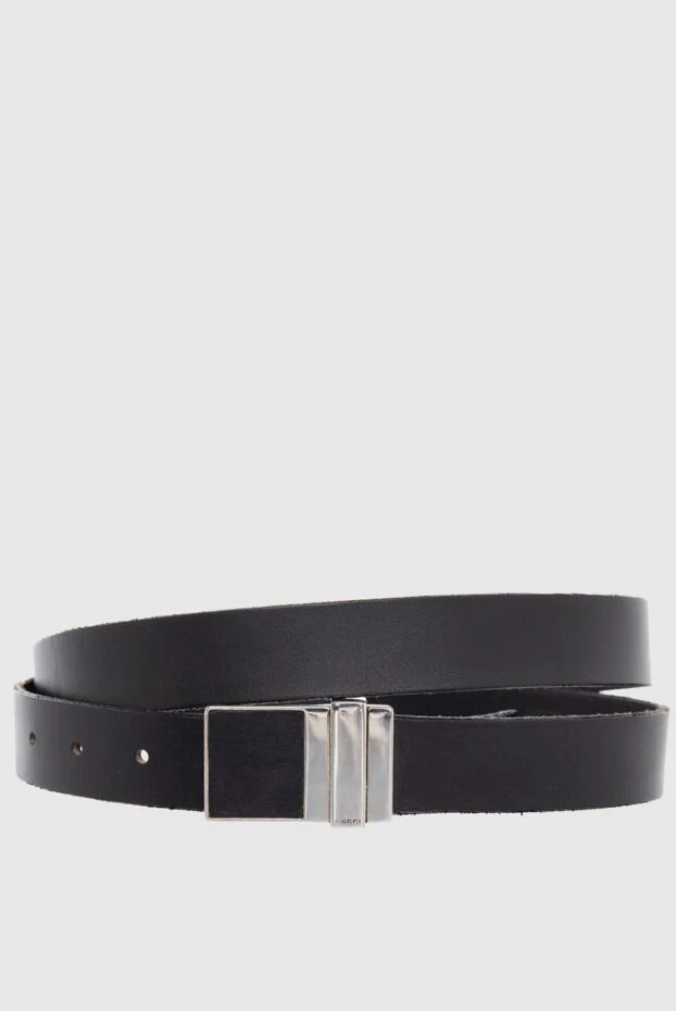 Gucci man black leather belt for men buy with prices and photos 119290 - photo 1