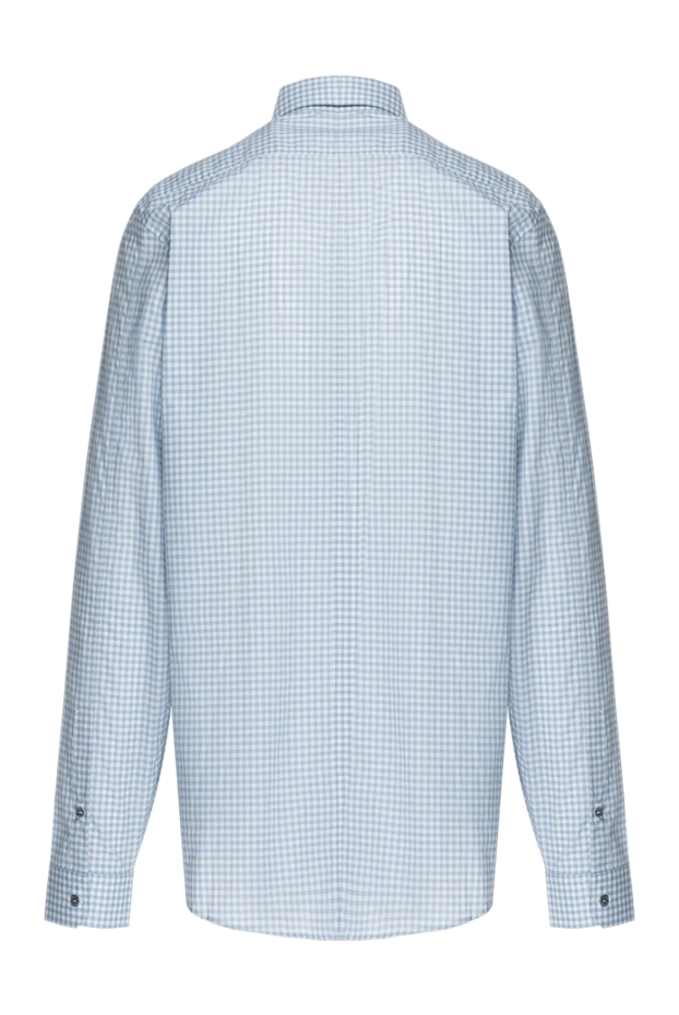 Gucci мужские сорочка из хлопка голубая мужская купить с ценами и фото 119399 - фото 2