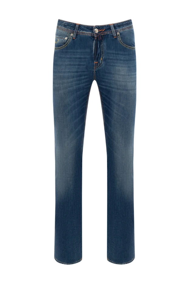 Jacob Cohen man blue cotton jeans for men buy with prices and photos 123874 - photo 1