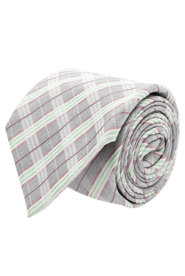 Canali мужские галстук из шелка серый мужской купить с ценами и фото 123921 - фото 1